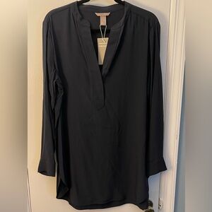 Navy Long Sleeve Women's Top